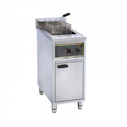 Friteuse avec filtration automatique sur coffre - 16 l - FURNOTEL - FFA16L